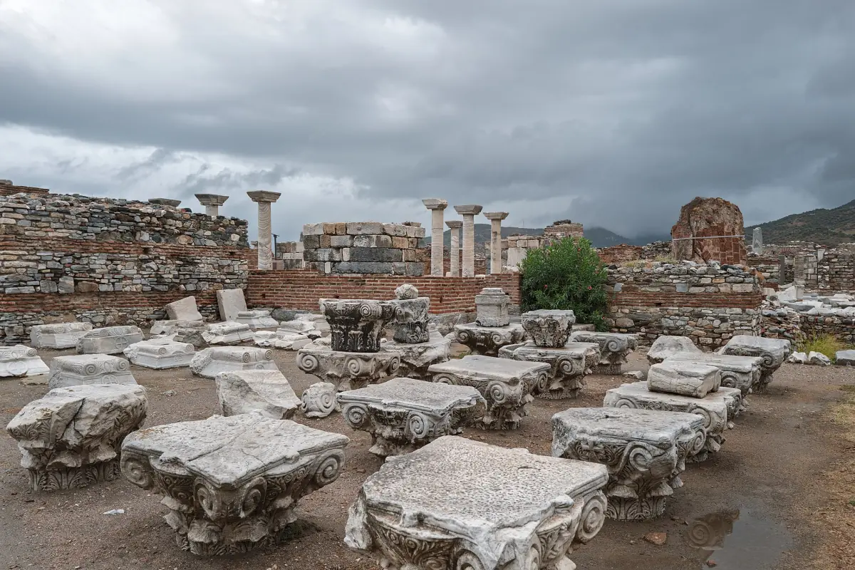 Ruins of the Basilica of St. John in Selçuk