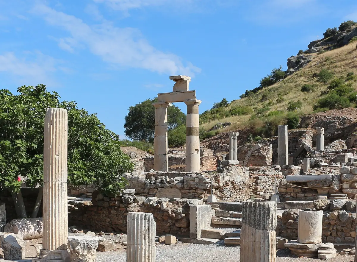 Columns of the Prytaneion in Ephesus