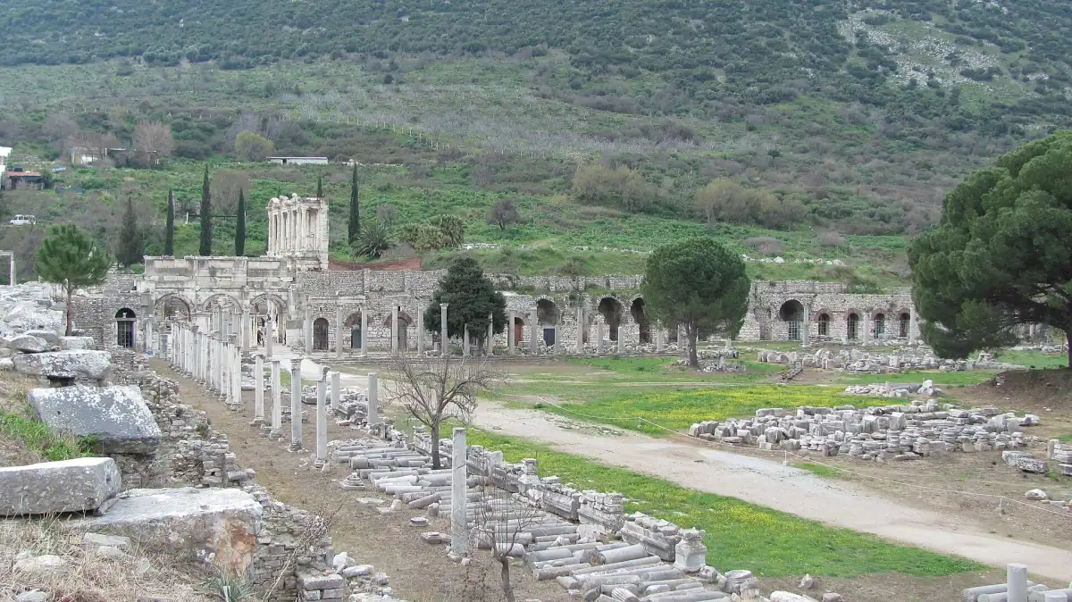 Ruines de la ville haute d’Éphèse